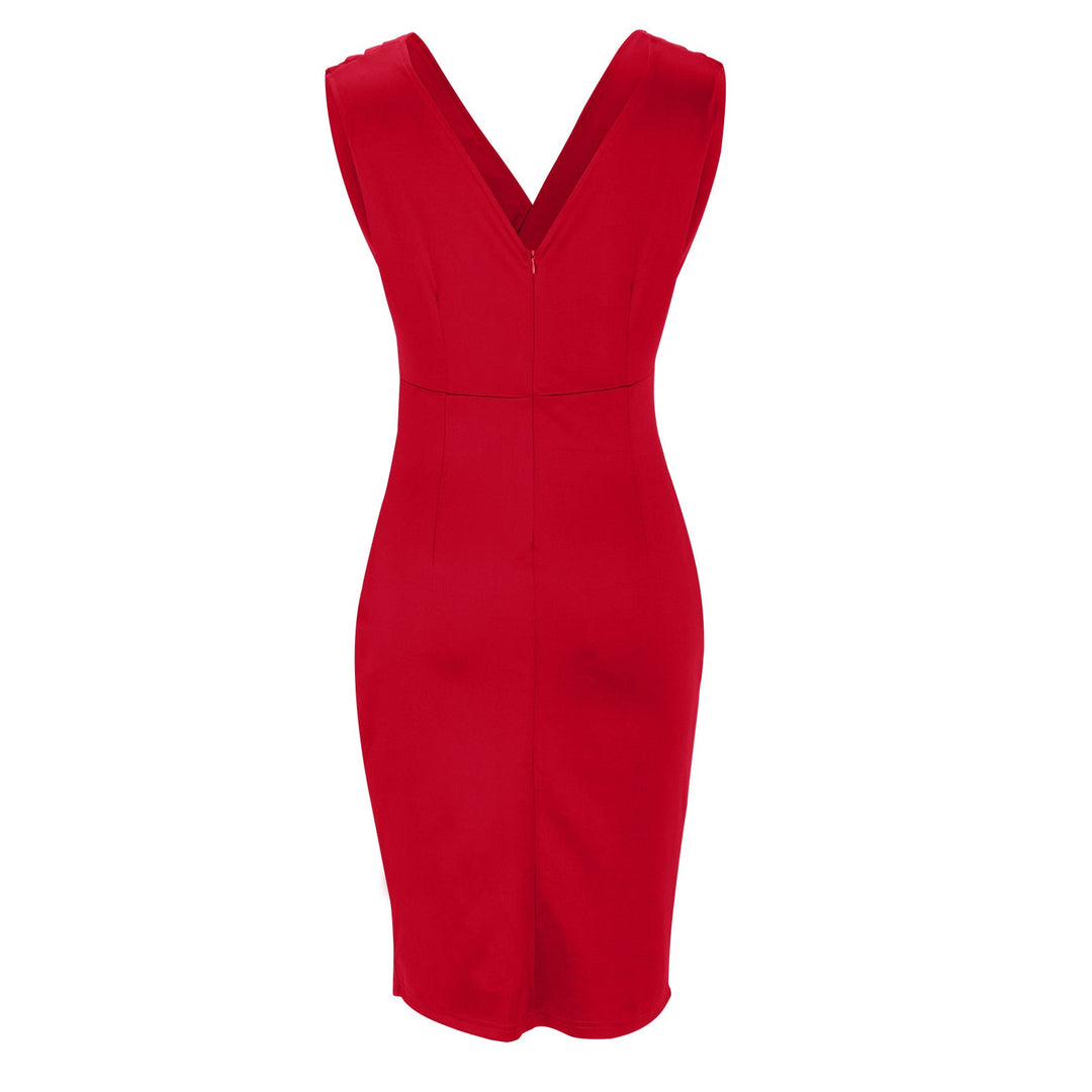 Iyanna | Dress with V-Neck and Slit