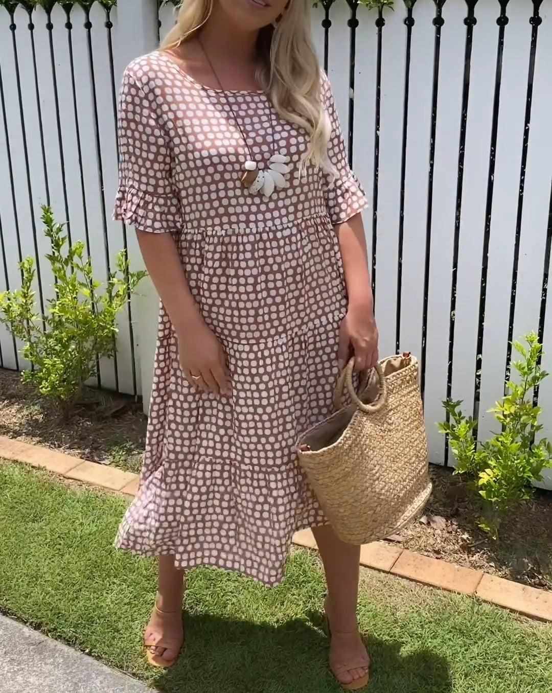 LYNDEN | Breezy Midi Dress with Everyday Elegance