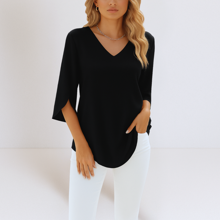LAYNA | Flowy Blouse with Elegant Sleeves