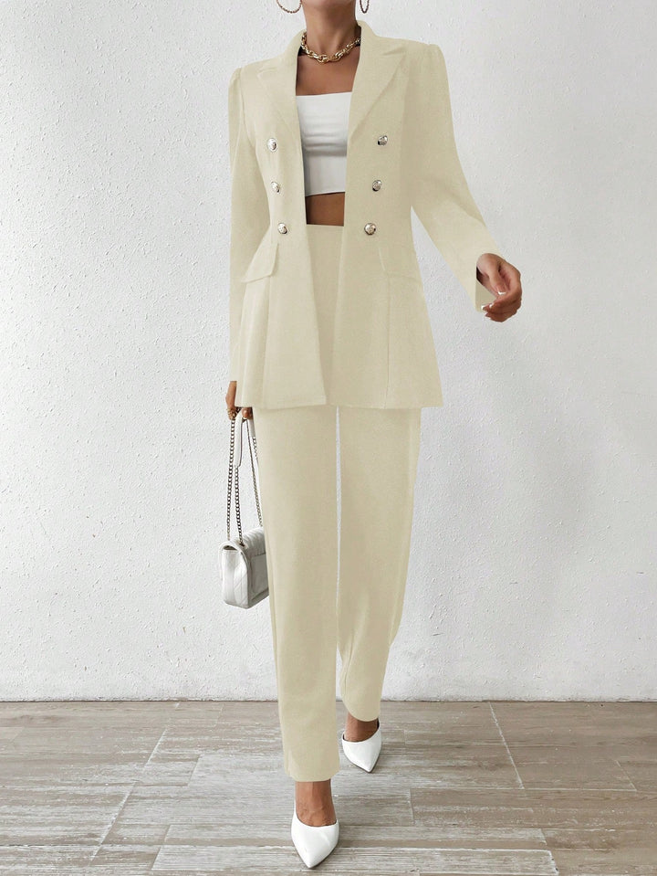 CAMILLE | Long Sleeve Suit Ensemble