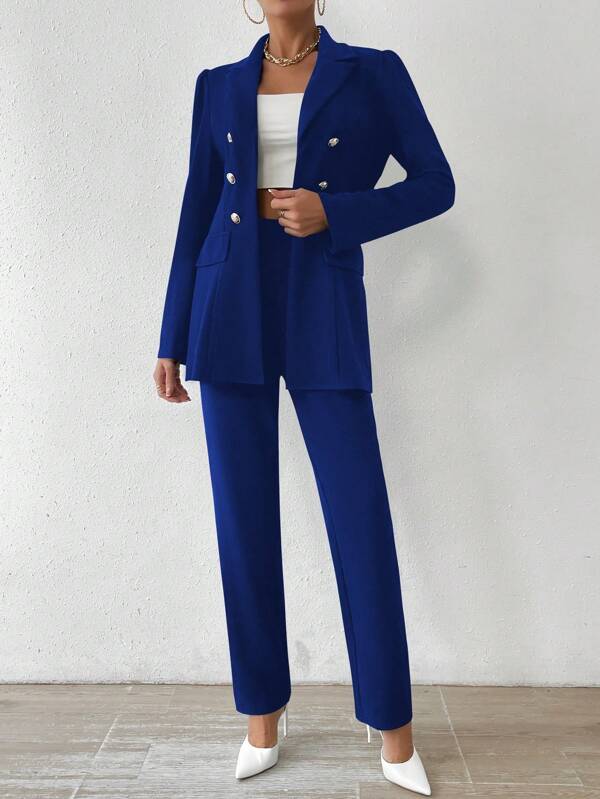 CAMILLE | Long Sleeve Suit Ensemble