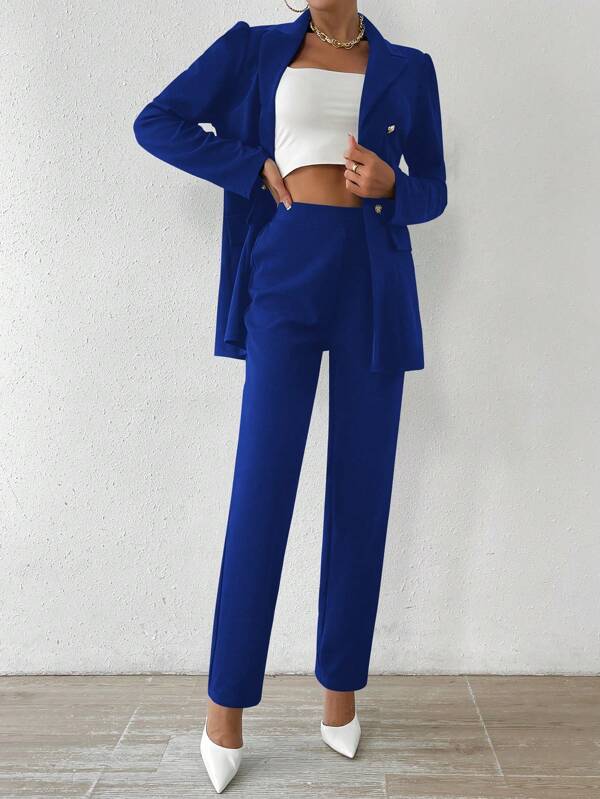CAMILLE | Long Sleeve Suit Ensemble