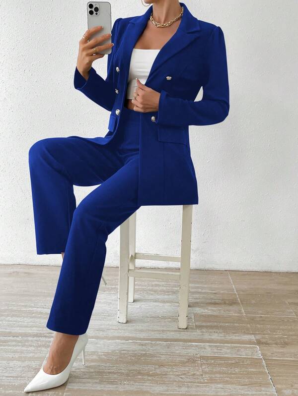 CAMILLE | Long Sleeve Suit Ensemble