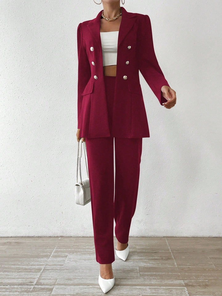 CAMILLE | Long Sleeve Suit Ensemble