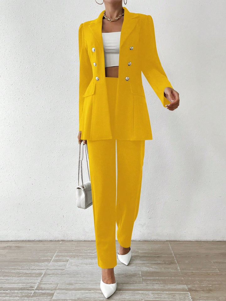 CAMILLE | Long Sleeve Suit Ensemble
