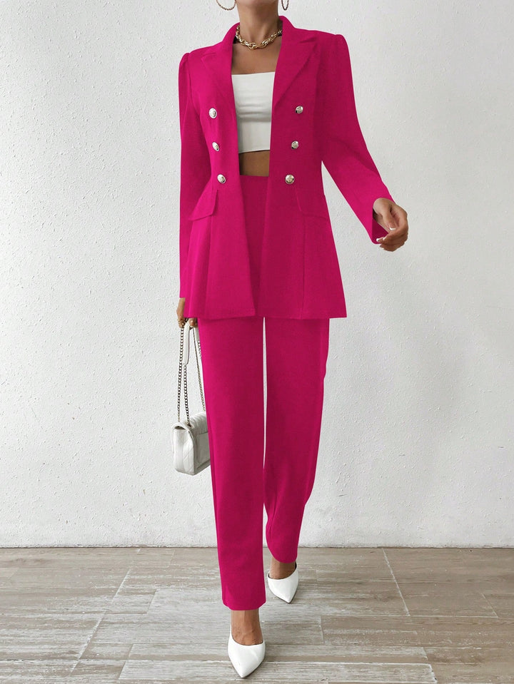 CAMILLE | Long Sleeve Suit Ensemble