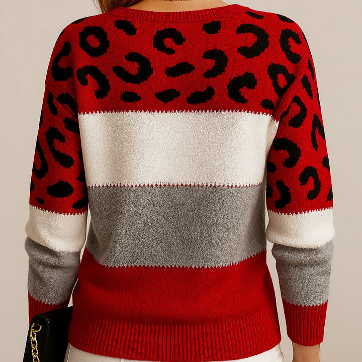 LYANA | Bold Leopard Print Sweater