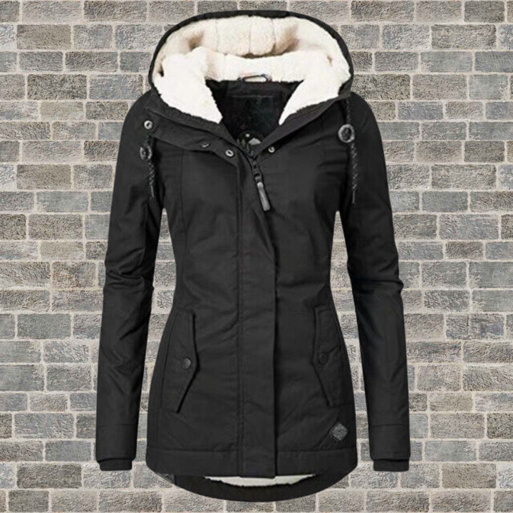ALYSIA | Elegant Pleated Winter Coat