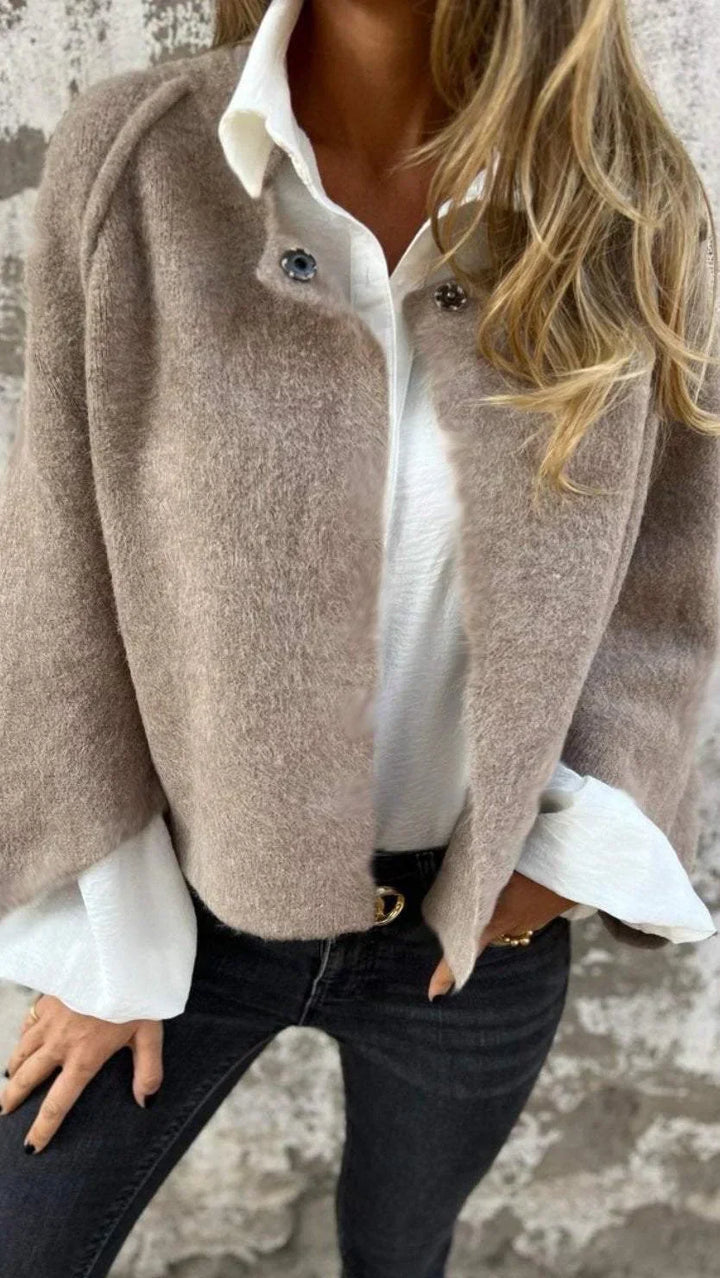 CLARISSE | Timeless Round Neck Coat