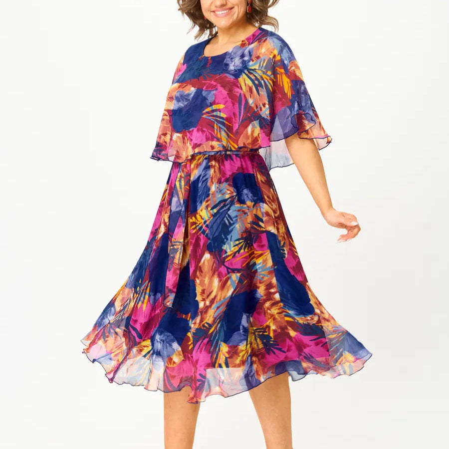 CAELIA | Flowing Plus-Size Dress with Effortless Elegance