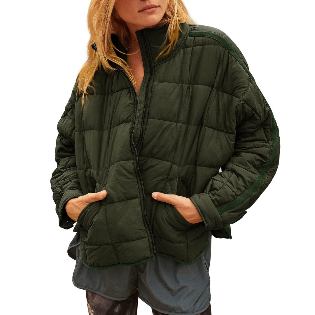 NOELLE | Lightweight Zip Puffer Jacket