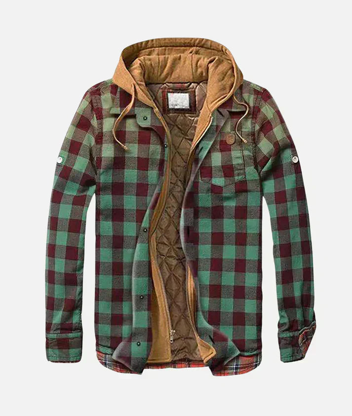 DARIUS | Patchwork Plaid Jacket