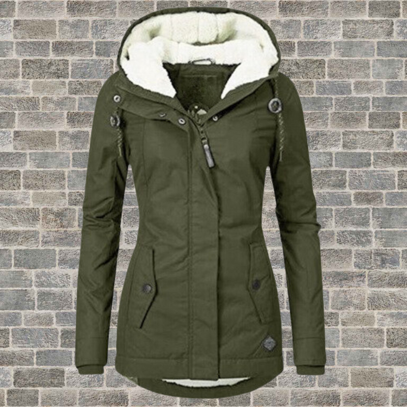 ALYSIA | Elegant Pleated Winter Coat