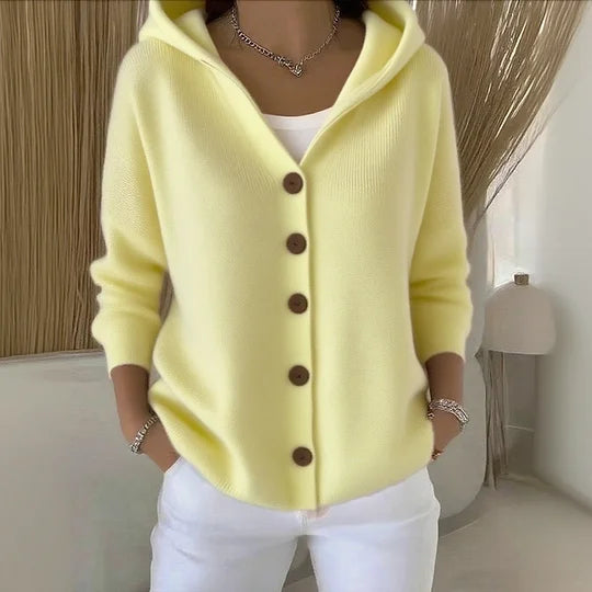 EVARA | Cozy Hooded Cardigan