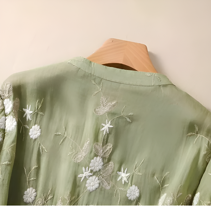 SERENA | Embroidered Blouse with Romantic Detail