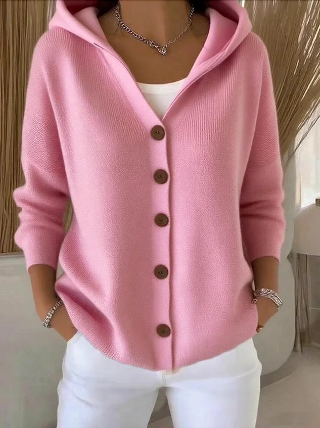 EVARA | Cozy Hooded Cardigan