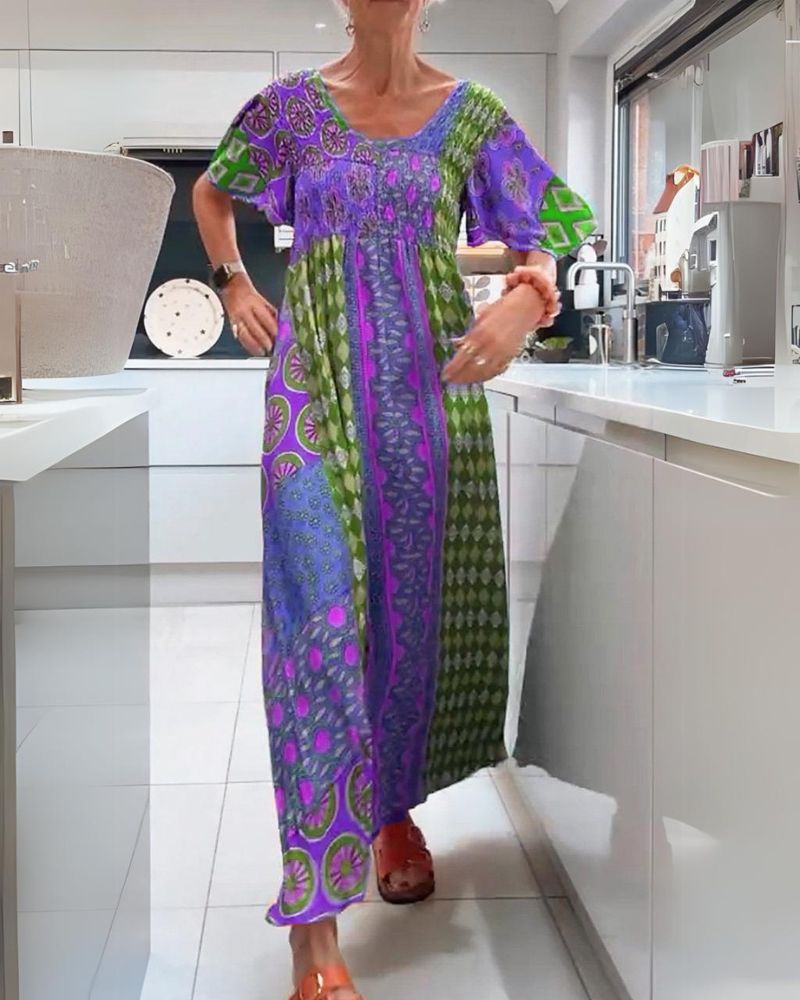 Marella | Colorful Bohemian Dress