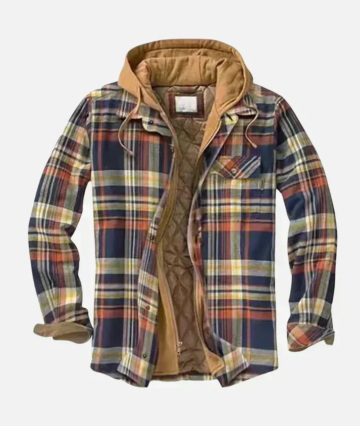 DARIUS | Patchwork Plaid Jacket