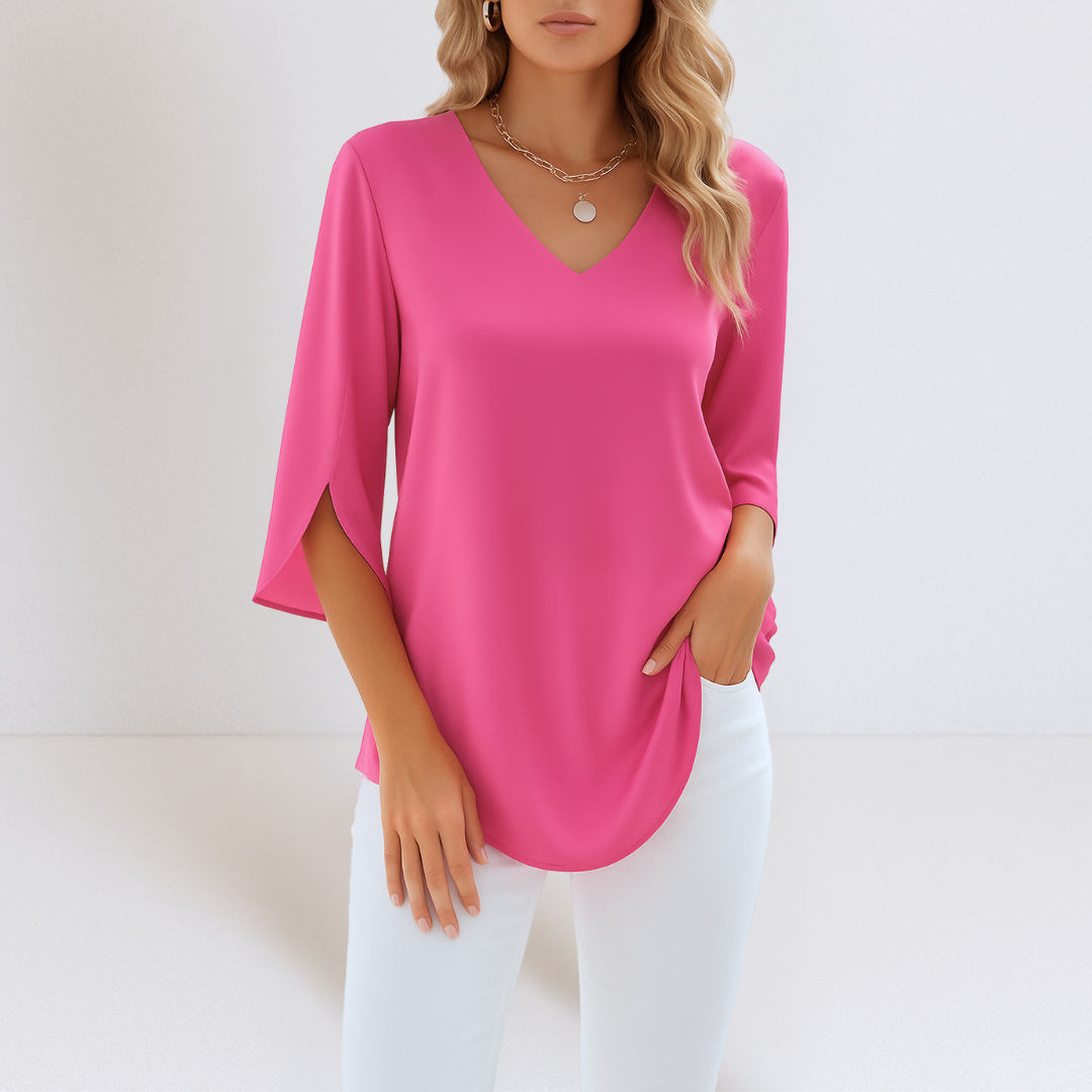 LAYNA | Flowy Blouse with Elegant Sleeves