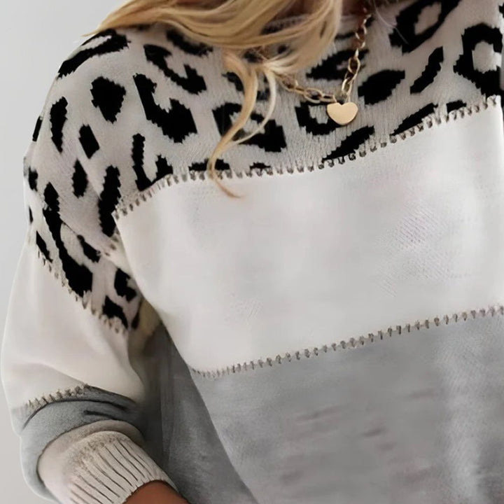 LYANA | Bold Leopard Print Sweater