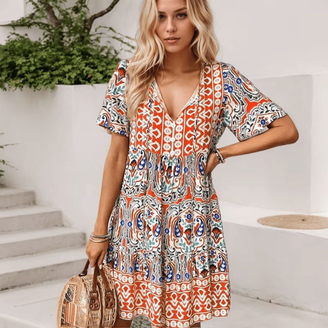 REINA | Elegant Midi Dress for Day & Night