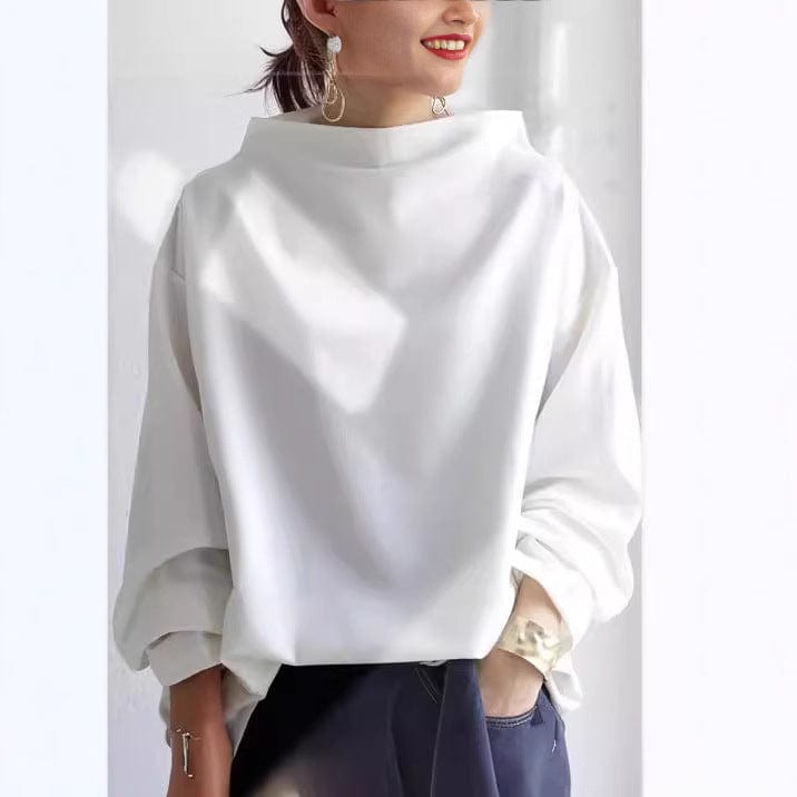 EVELORA | Timeless High-Neck Top