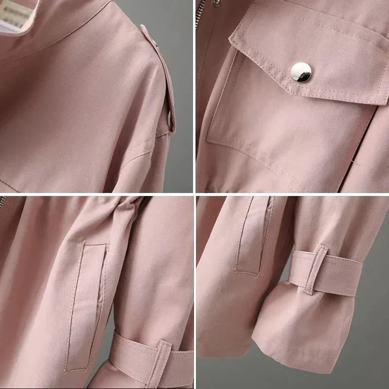 VIONA | Elegant Double-Breasted Overcoat