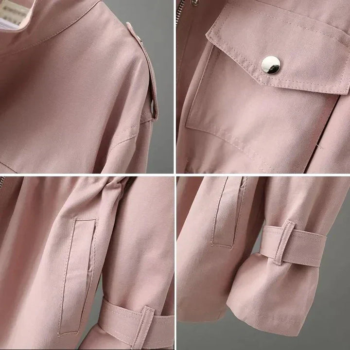 VIONA | Elegant Double-Breasted Overcoat