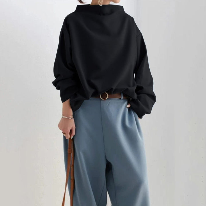 EVELORA | Timeless High-Neck Top