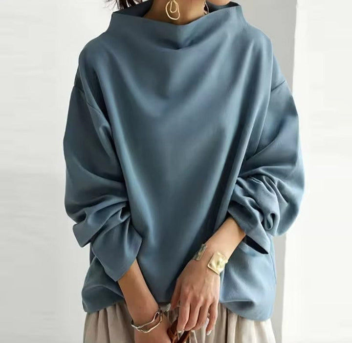 EVELORA | Timeless High-Neck Top