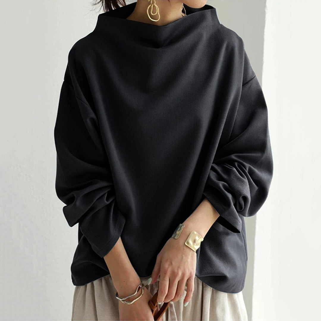 EVELORA | Timeless High-Neck Top
