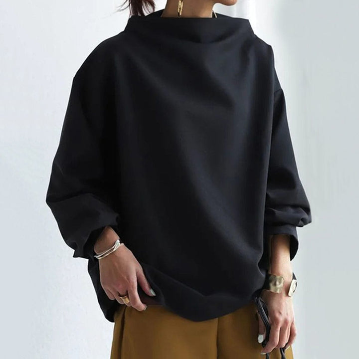 EVELORA | Timeless High-Neck Top