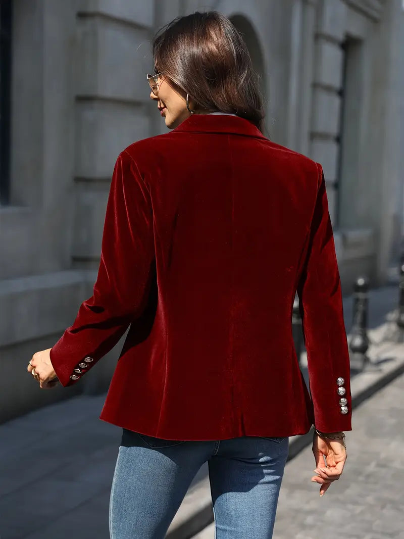LIVARA | Velvet Tailored Blazer