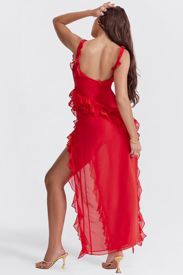 Prisella | Dazzling Ruffled Dress