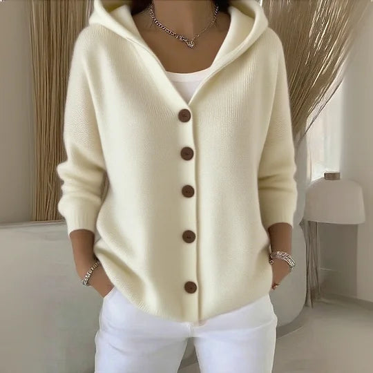 EVARA | Cozy Hooded Cardigan