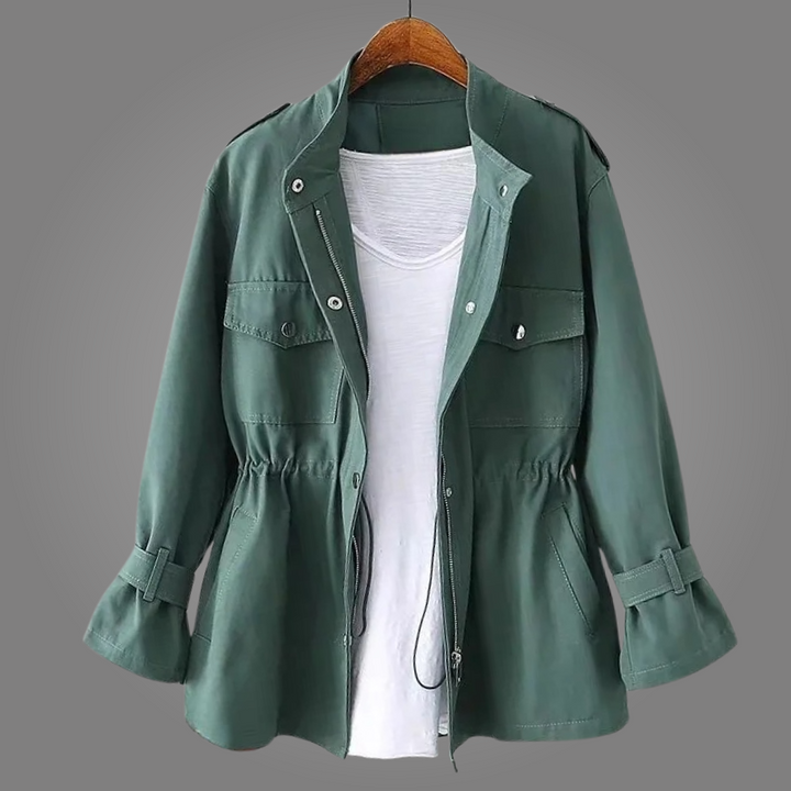 VIONA | Elegant Double-Breasted Overcoat