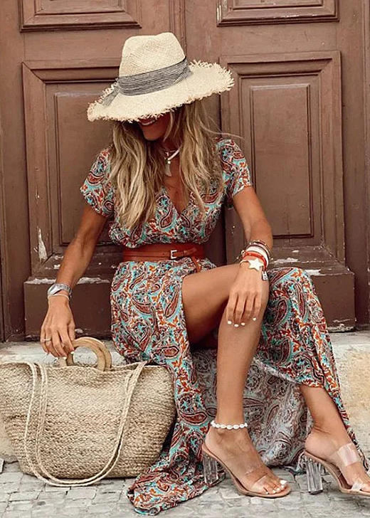 ARLENA | Boho Maxi Dress with Flowy Fit