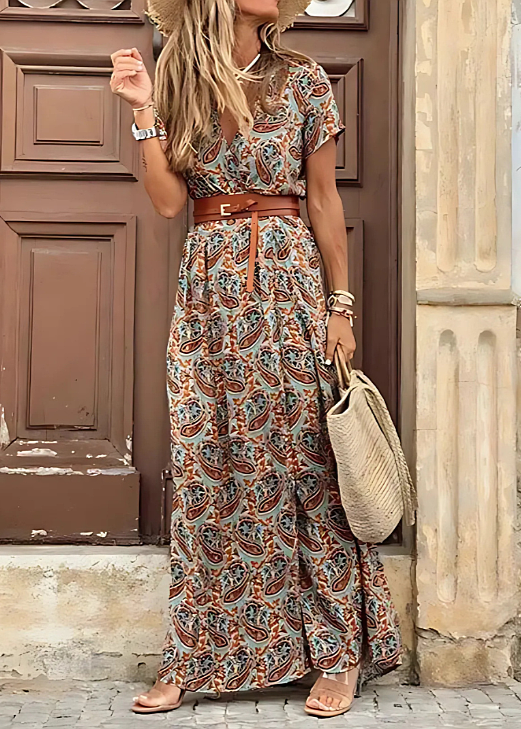 ARLENA | Boho Maxi Dress with Flowy Fit