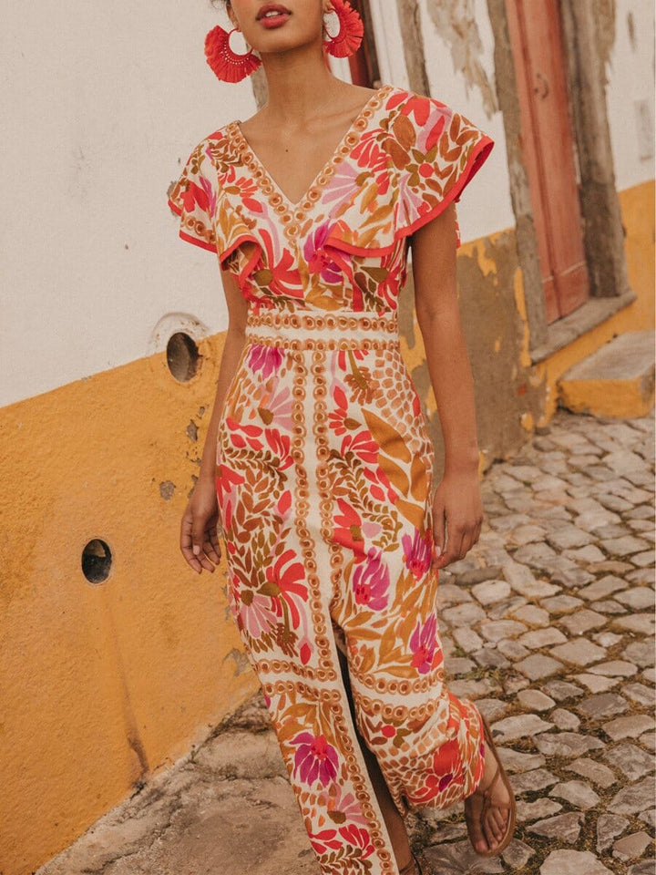 Jessa | Colorful Maxi Dress