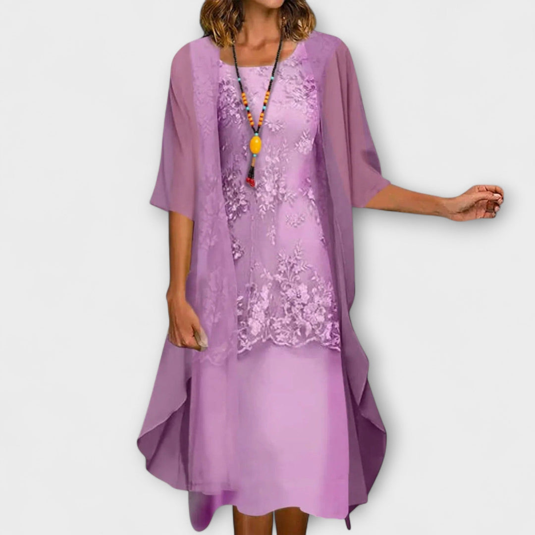 CALLISTA | Elegant Knee-Length Dress