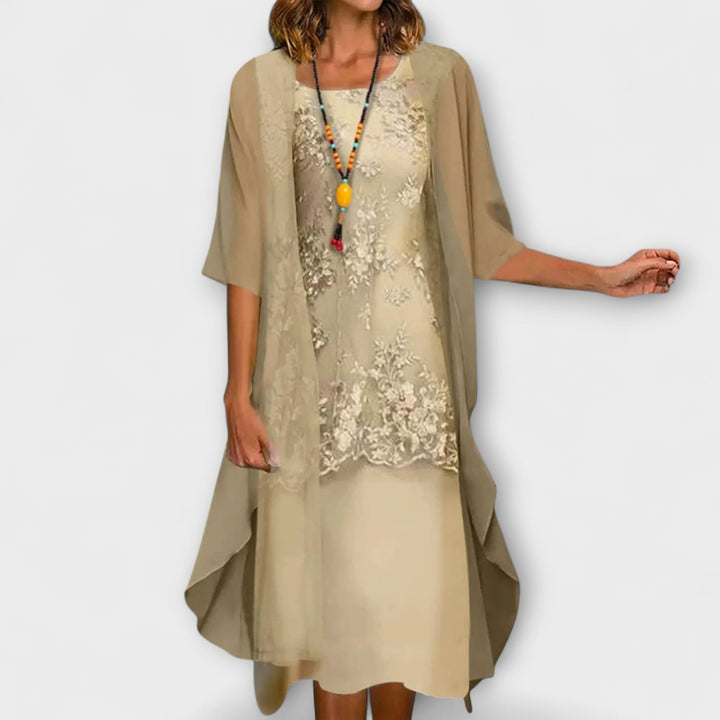 CALLISTA | Elegant Knee-Length Dress