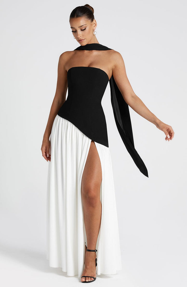 Tisha | Elegant Bold Maxi Dress