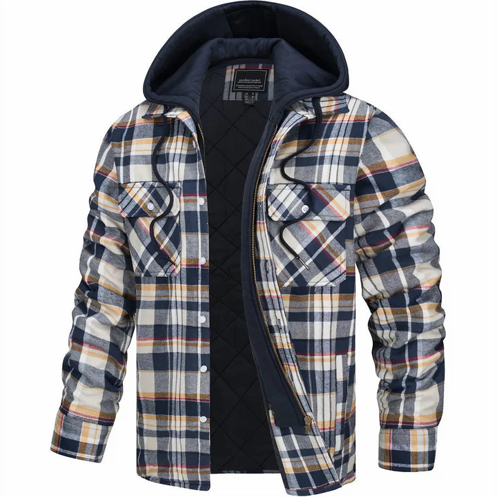 DORIAN | Check Pattern Warm Jacket