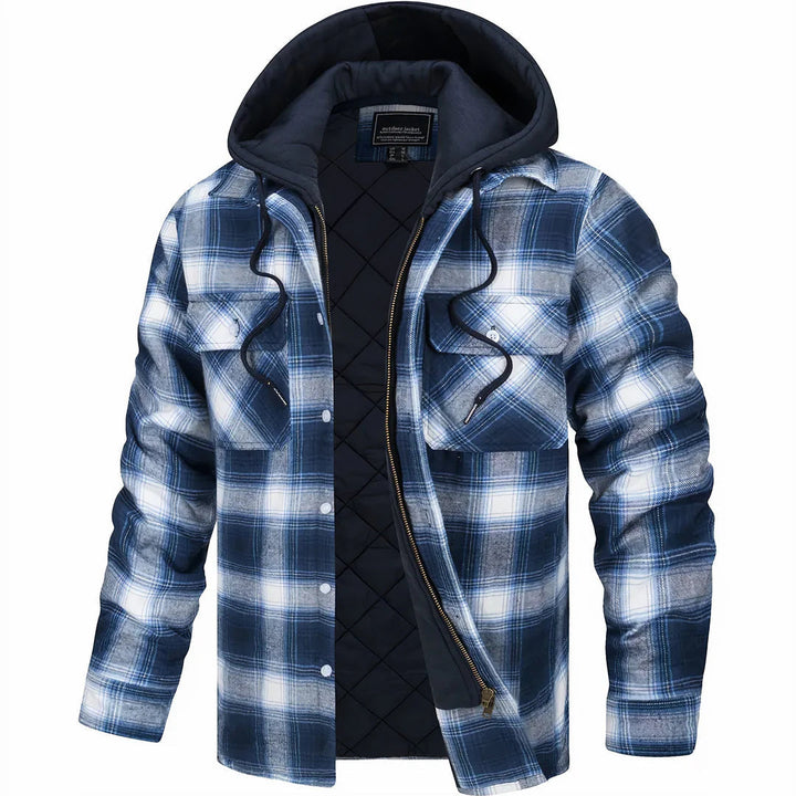 DORIAN | Check Pattern Warm Jacket
