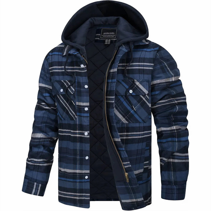 DORIAN | Check Pattern Warm Jacket